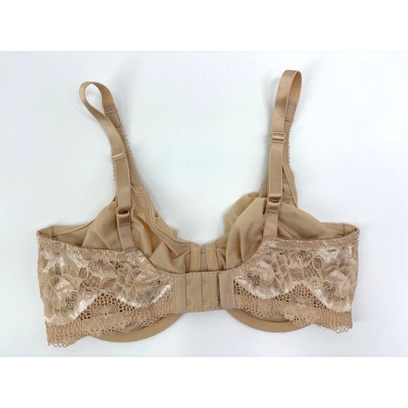 Wacoal 855187 Inspiration Full Coverage Underwire Bra Beige Nude 34DD - Picture 3 of 5